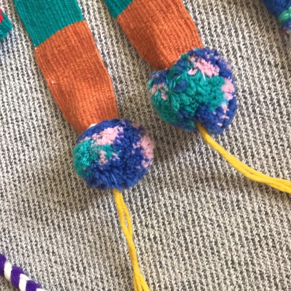 Guatemalan Woven Cotton Colorful Belts or Sashes Set of 2 - NO BLUE/WHITE - SOLD - Picture 2 of 5